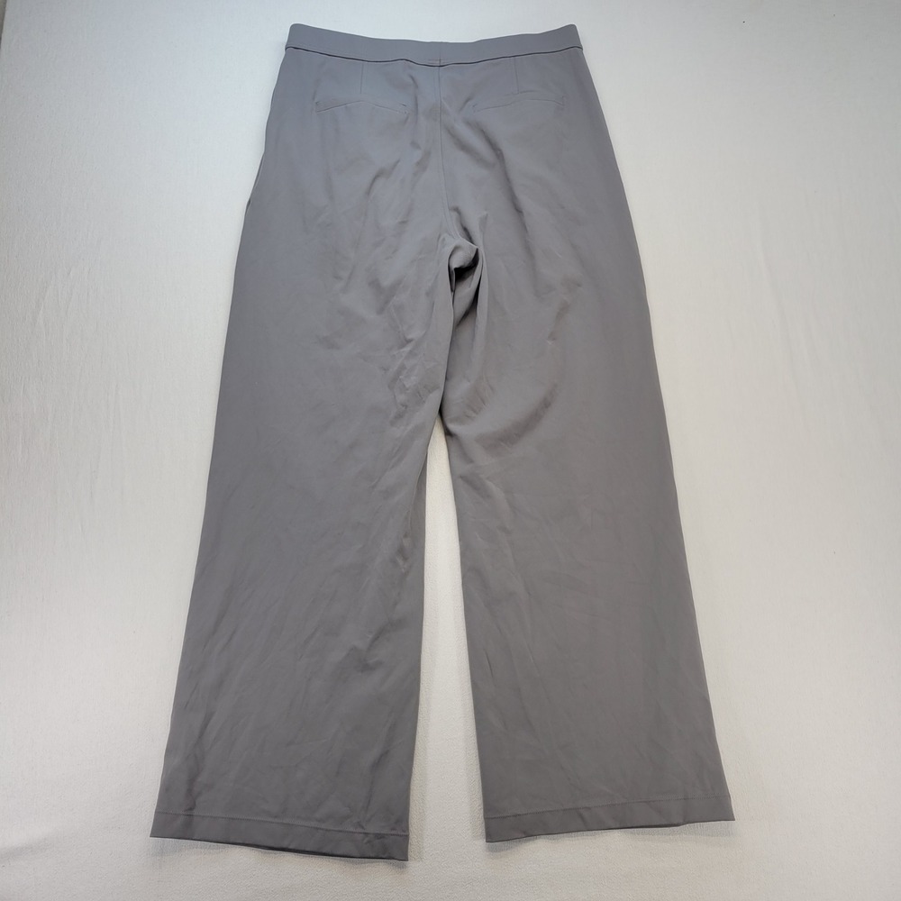 Halara Pleated Wide Leg Pants Womens XL Tall Gray High Waisted Stretch Trousers - Picture 3 of 11